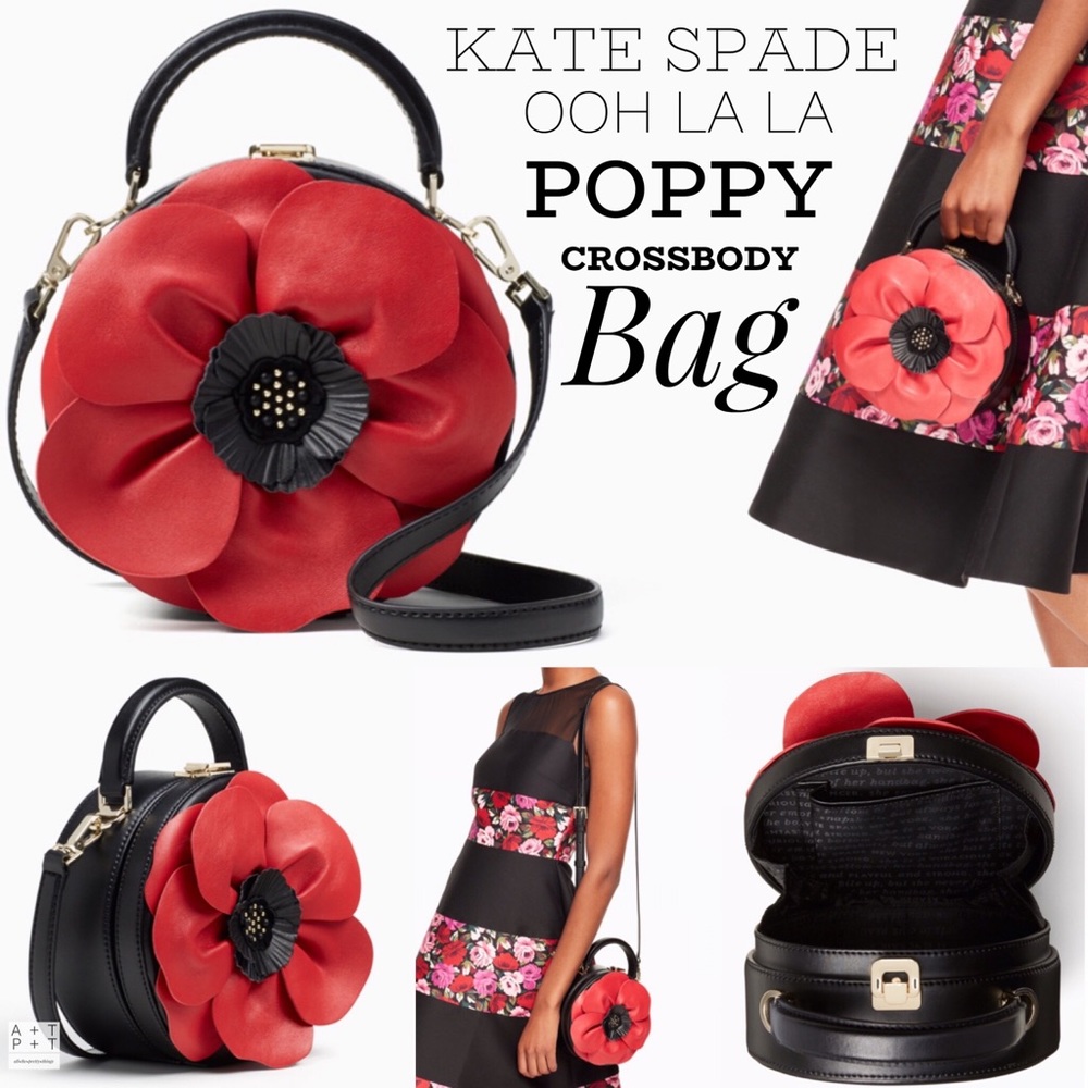 🌺 Kate Spade Oh La La Poppy Purse